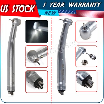 Dental Fiber Optic LED E-generator M4/ High Speed Handpiece 4 Holes JSD