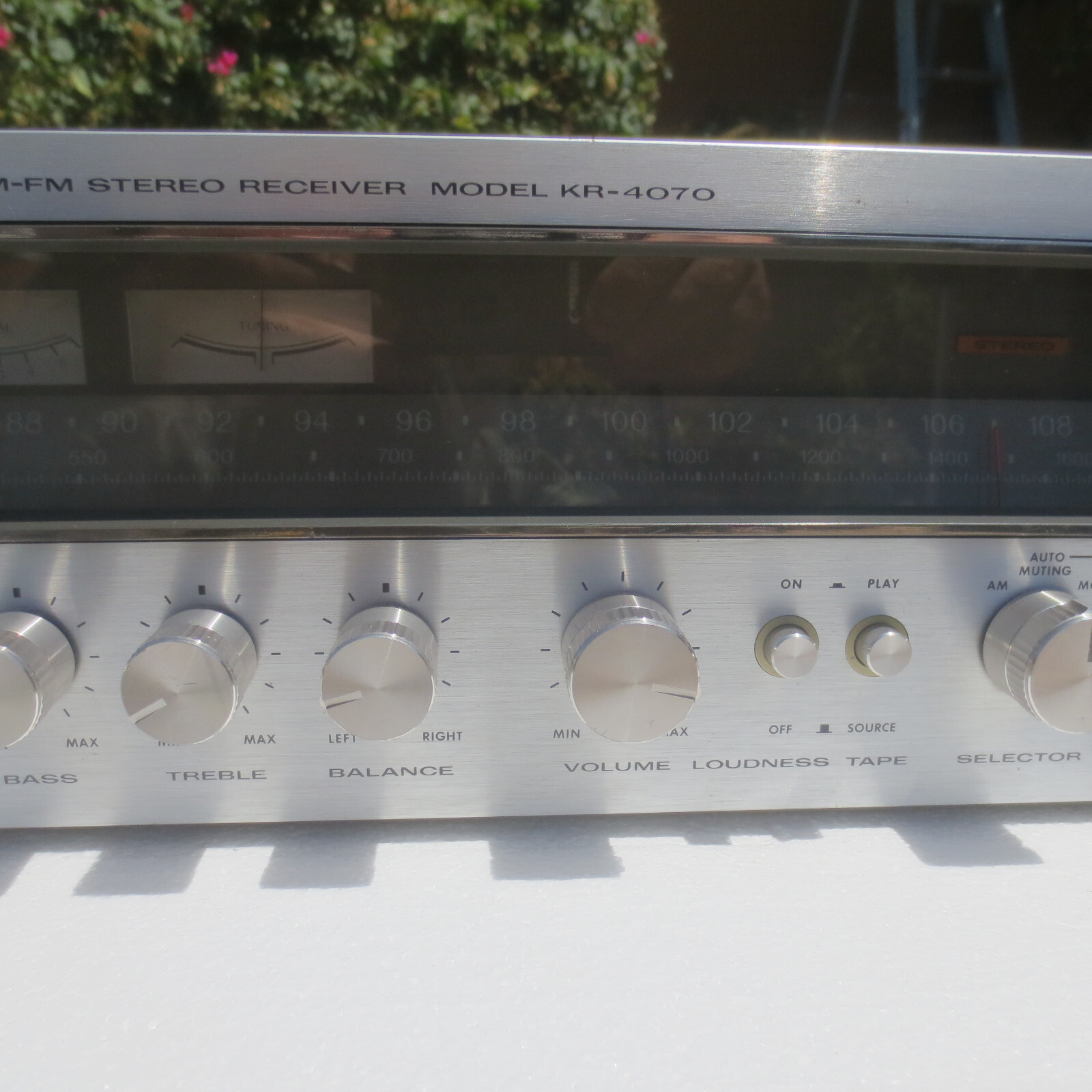 Vintage Kenwood Stereo Receiver Model KR4070 Working! eBay