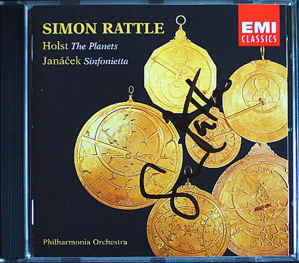独LP Simon Rattle Holst: The Planets 1C06743028T EMI /00260 Holst The Planets SIMON RATTLE SWISS EMI EX LIBRIS DIGITAL