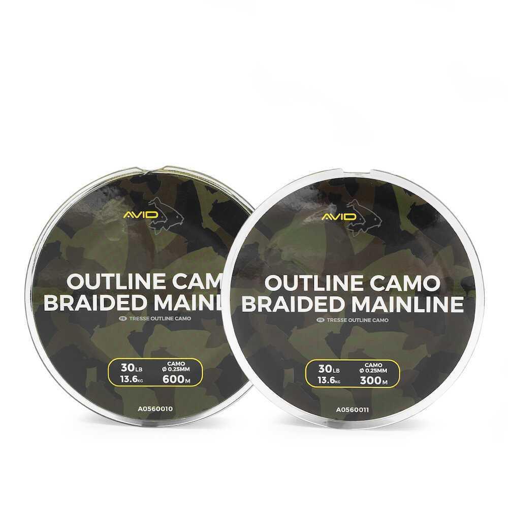 Avid Outline Camo Braided Mainline Carp Fishing