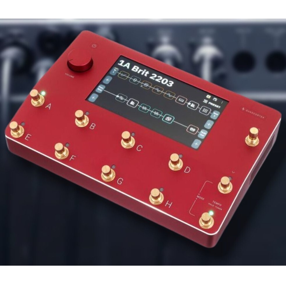 Neural DSP Quad Cortex Limited Color Edition/Red Gold Used Neural DSP Quad Cortex Limited Color Edition/Red Gold Used