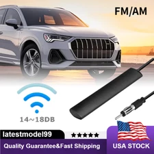 Car Radio Stereo Hidden Antenna Stealth FM/AM Fit Vehicle Truck Motorcycle Boat