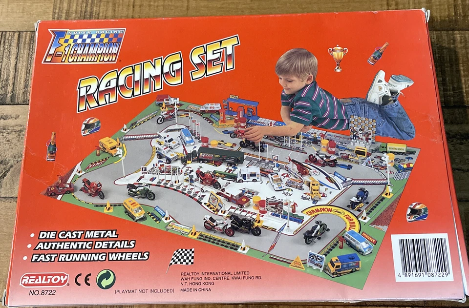 Juego de motocicleta Realtoy F-1 Champion años 90 de colección nuevo en paquete No. Porsche 8722 1:64 Foto 3 de 4