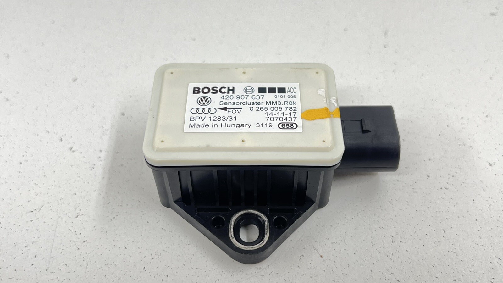 13-18 BENTLEY FLYING SPUR YAW RATE TURN SENSOR MODULE 420 907 637 OEM
