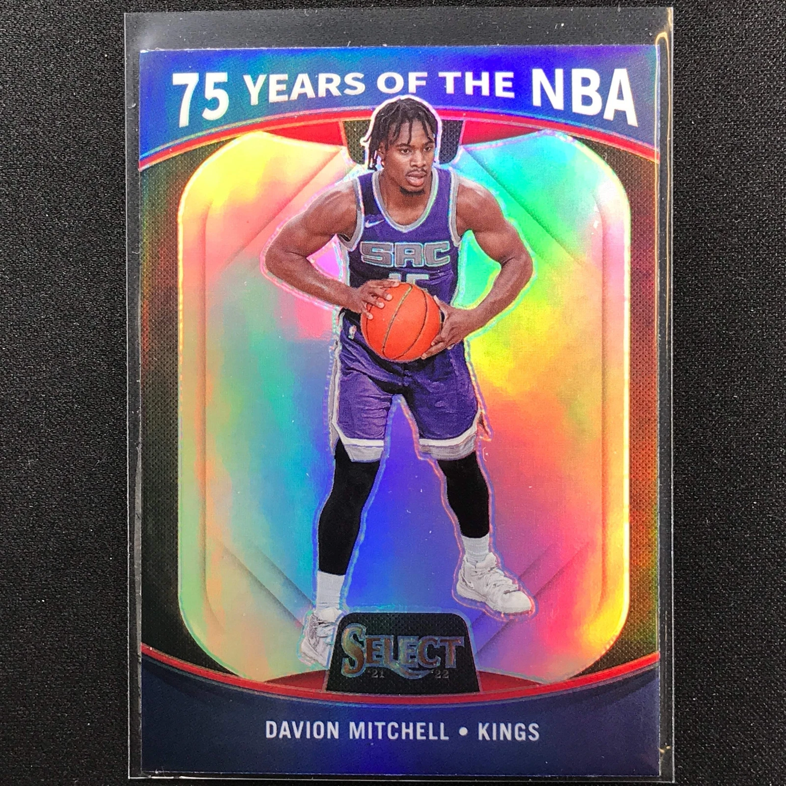 2021-22 Select DAVION MITCHELL Rookie 75 Years of the NBA Silver Prizm #73