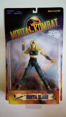 Vintage Mortal Kombat Figur Sonja Blade von Infinite Concepts #Neu & Ovp# Rar