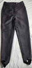 Vintage Obermeyer Snow Pants Women  s Size 6 Regular Black 80s 90s Made in USA