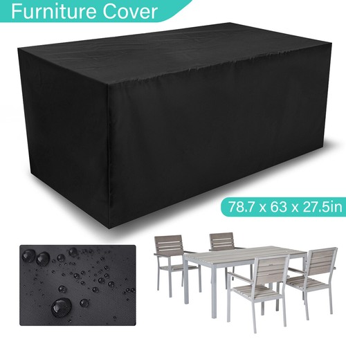 210D Patio Furniture Cover Outdoor Table Chair Waterproof Protector 200x160x70cm - 第 1/12 張圖片