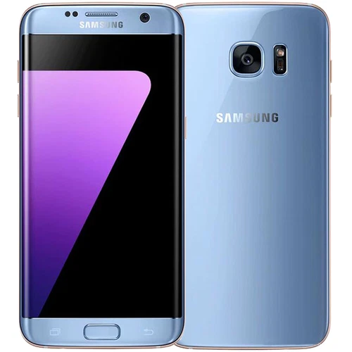 Samsung Galaxy S7 Edge G935U 32GB Unlocked Android Smartphone Excellent Blue US - Picture 1 of 3