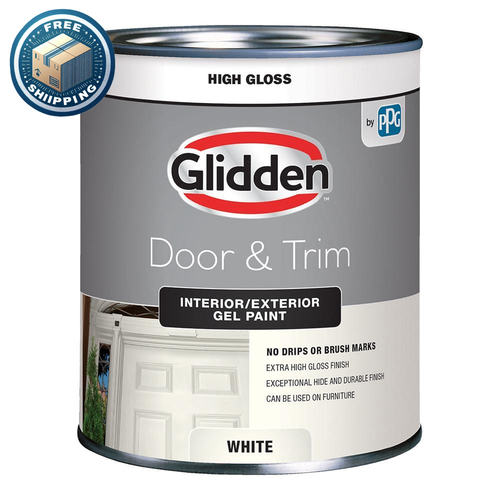 1 Qt. Bright White Gloss Interior/Exterior Oil Paint ✅ - Picture 7 of 12