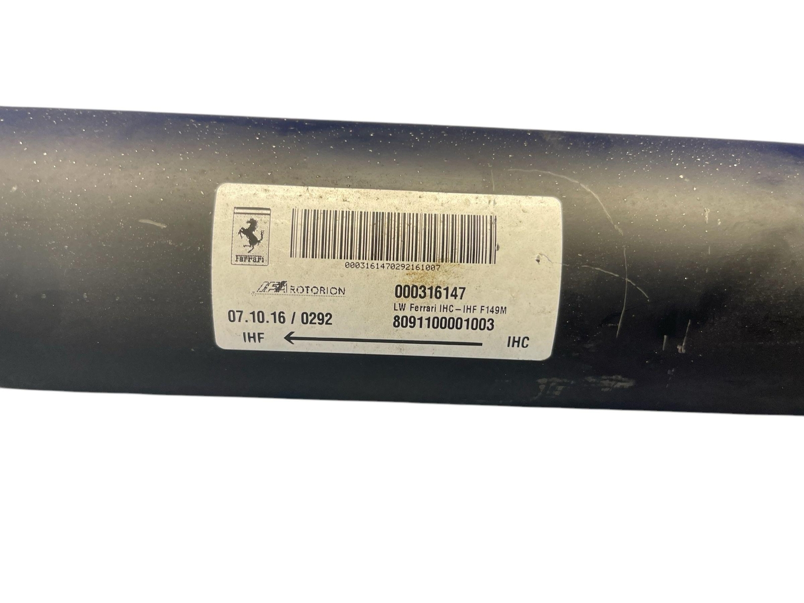 2015-2018 FERRARI CALIFORNIA T RWD 3.9L REAR DRIVESHAFT DRIVE SHAFT 316147 OEM