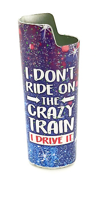 Smokezilla Crazy Train Design Metallic Epoxy Wrapped Bic Smokezilla Crazy Train Design Metallic Epoxy Wrapped Bic