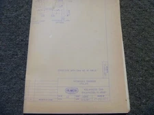 Kalamazoo VTH-21A Tilting Head Band Saw Hydraulic System Schematics Manual