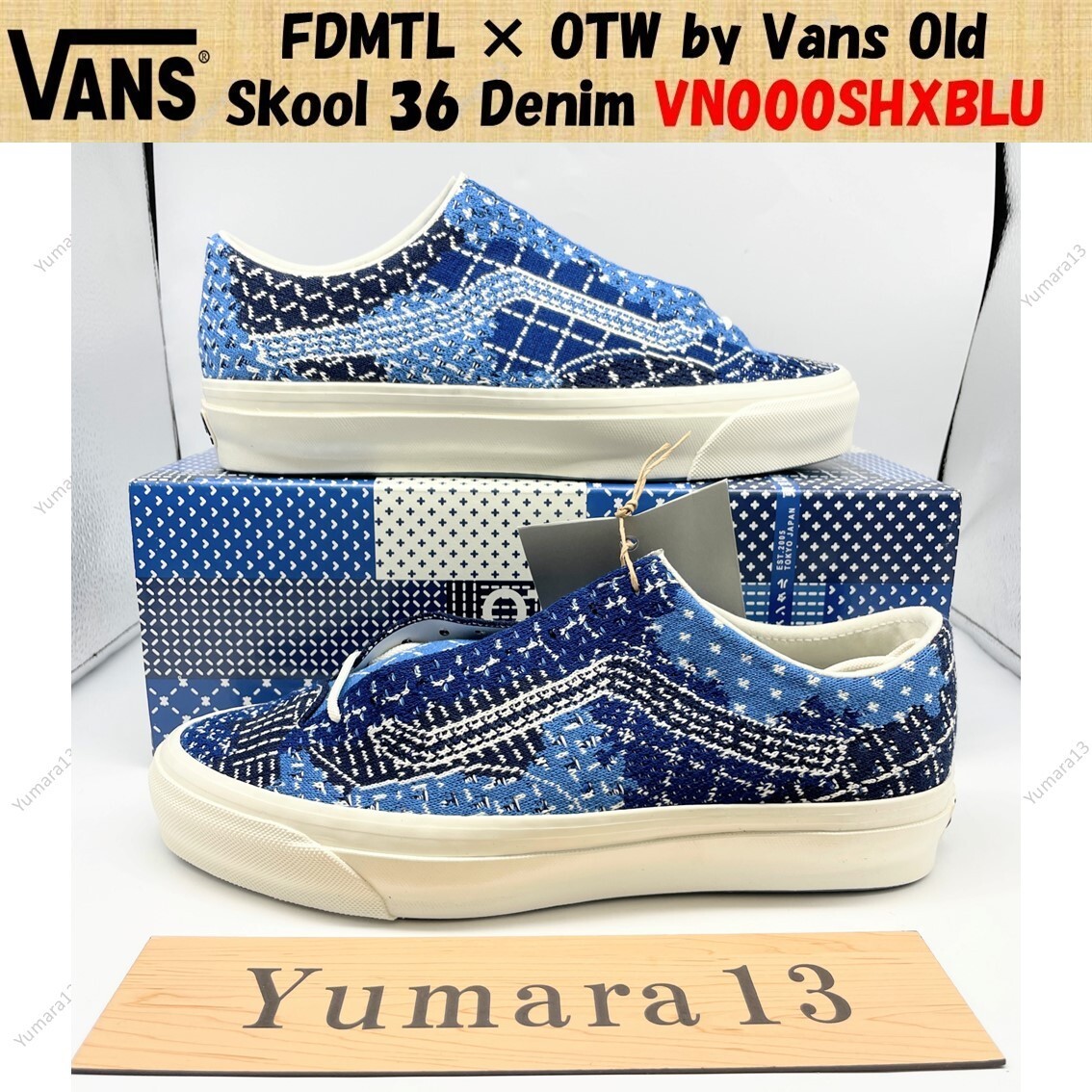 靴 FDMTL OTW by Vans Old Skool 36 28cm OTW by Vans X FDMTL Old Skool 36 Shoes in Blue| Vans SE