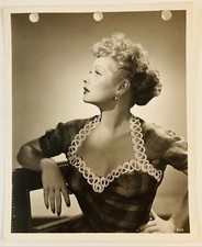 Lucille Ball Key Book Press Photo 1953 Sniped Stamped MGM #4139 Type 1 Original