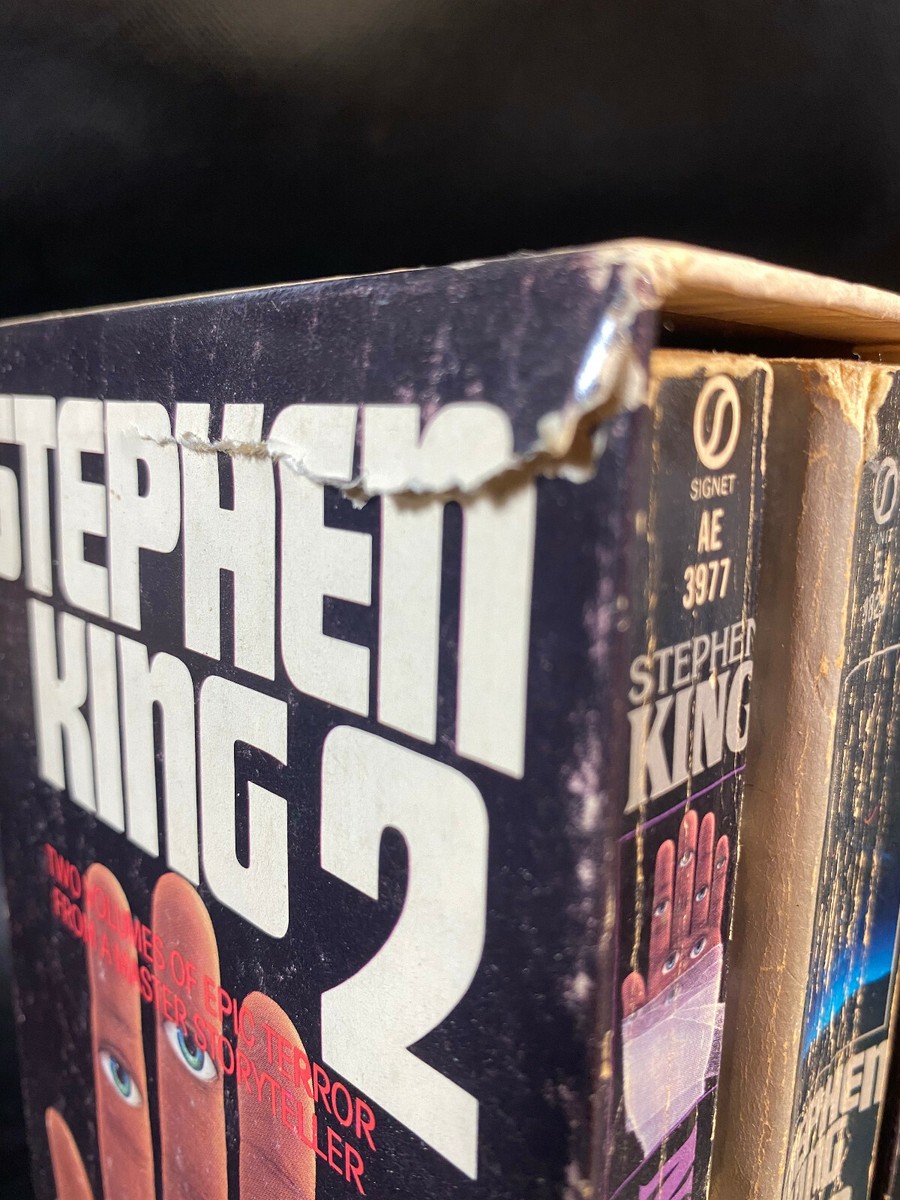 Stephen King 2 Vtg Box Set Night Shift & The Stand paperbacks | eBay
