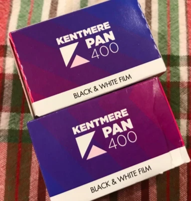 2-PACK Kentmere 400 Black & White Negative 35mm Film NEW & FRESH (36 Exp) 07/29
