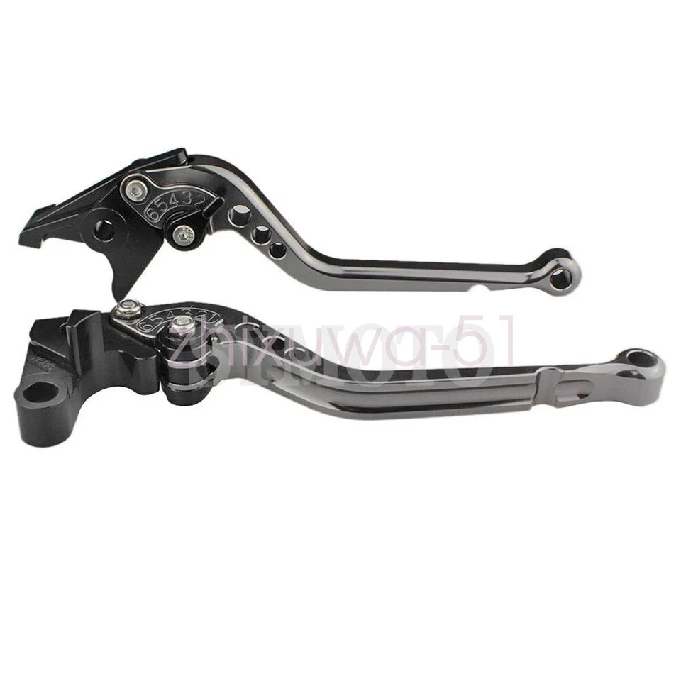 Short&Long Adjustable CNC Brake Clutch Levers For Suzuki GSXR600 GSXR750 1997-03 - Image 4 of 4