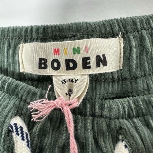 Boden Mini Boys Dark Green Corduroy Pants Size 13-14 NWT - Picture 3 of 6