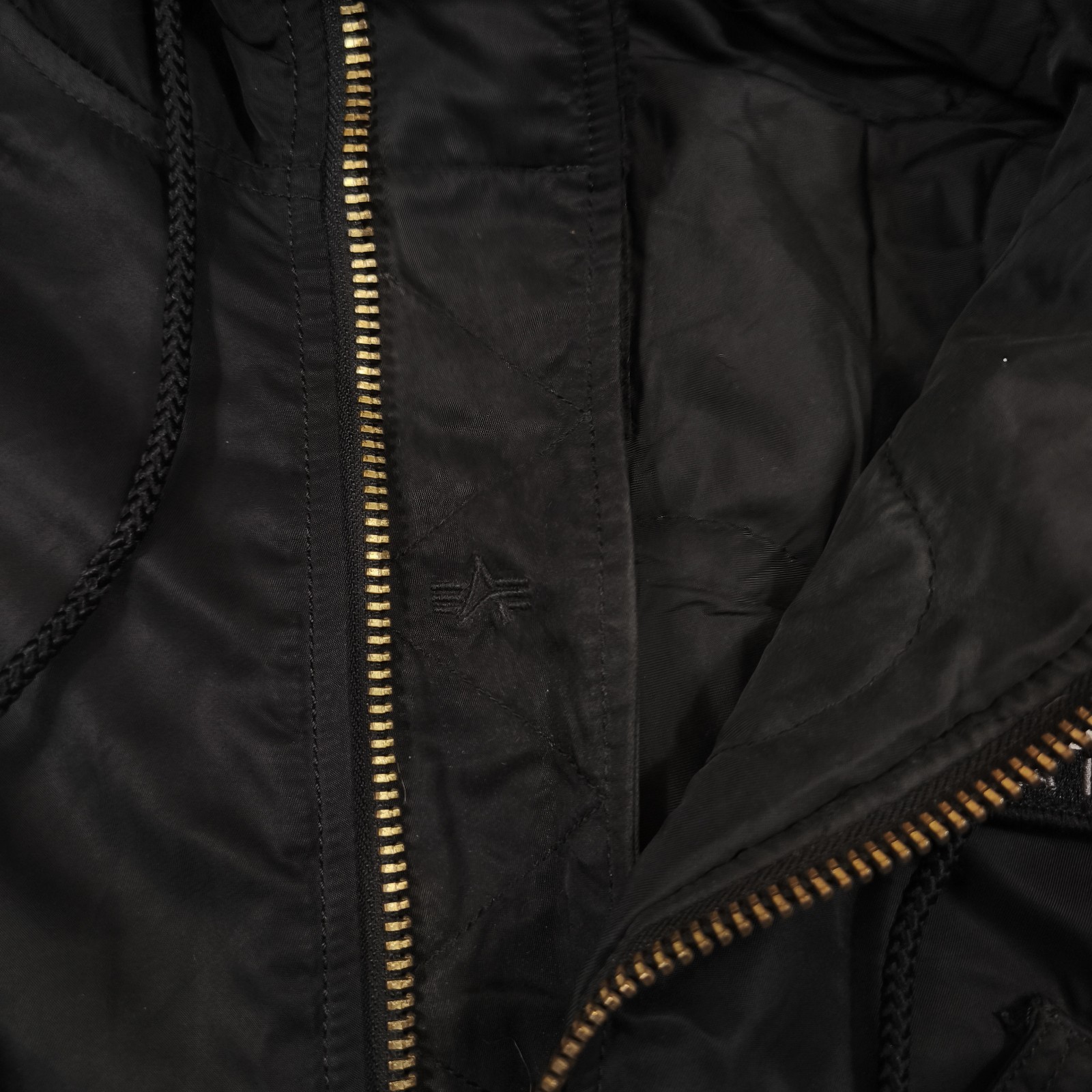 Alpha Industries Custom Bomber Jacket Hooded Flye… - image 6
