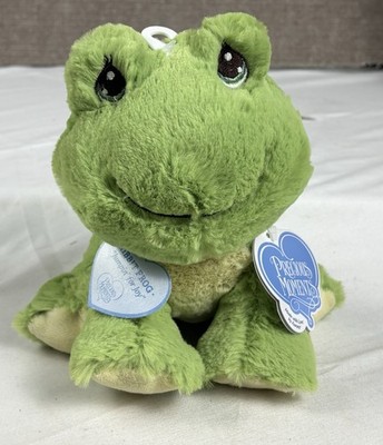 Aurora Precious Moments RIBBIT Frog Plush 8  Super Soft