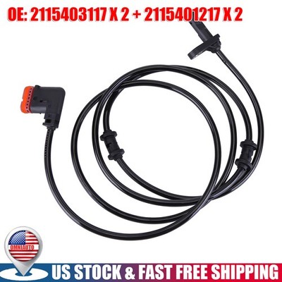4 ABS wheel speed sensor Front Rear Right & Left For E350 E350 E550 06-09 4MATIC