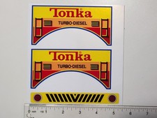 Stickers For Mighty Tonka Turbo Diesel Crane Round Fender Style