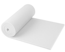 High Density Upholstery Foam Sheet Cushion Support Pad Blue 1/2x72x24 Inch