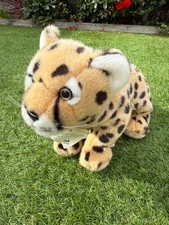 WWF Anna Club Plush Canon Leopard Beanie Soft Plush Toy Large 16" Cheetah Tags
