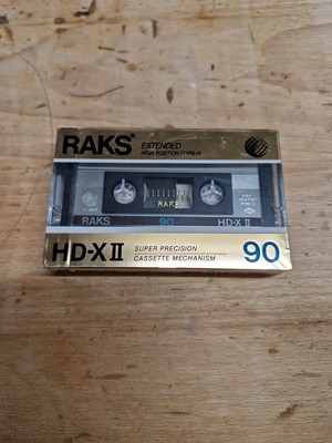 1x RAKS HD-X II 90 Cassette Tape OVP