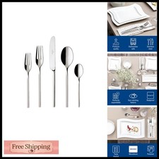Villeroy & Boch NewWave 20-Piece Flatware Set Service for 4, 18/10 Stainless