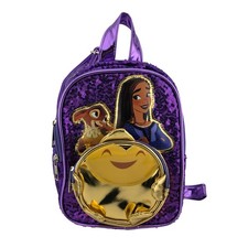 Disney Wish Sequin Mini Backpack Asha Star Valentino Purple