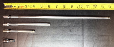 #ad #ad SNAP ON TMXK SERIES 4 Piece 1 4quot; Drive Extension Set 1quot; 4quot; 6 amp; 14quot; USA $75.00