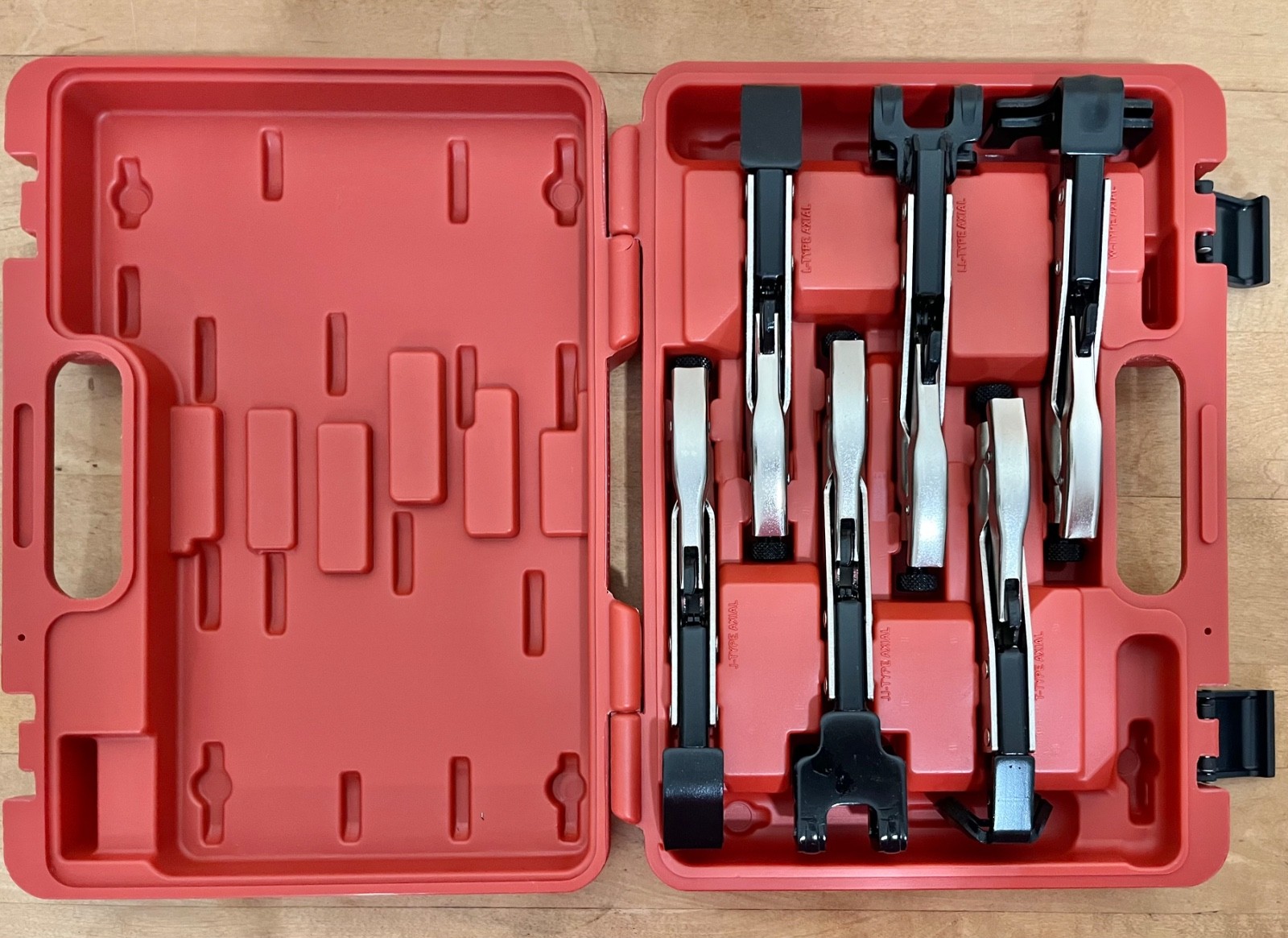 6 Piece Eastwood Axial Pull Locking Welder Clamps