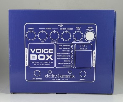 Electro-Harmonix VOICE BOX Vocal Harmony Machine/Vocoder Effects Pedal NEW!!!