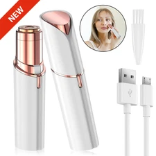 Flawless Facial Hair Remover Painless Hair Removal Portable Trimmer USB Recharge