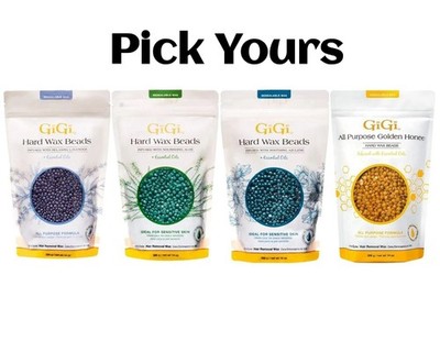 GiGi Hard Wax Beads for Hair Removal - All Purpose Formula - Pick Yours