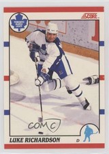 1990-91 Score Bilingual Luke Richardson #236 q7c