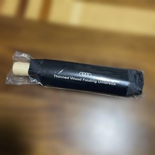 Audi Thinned Wood Folding Umbrella Limited Edition Rare Car Model VHTF Fashion C