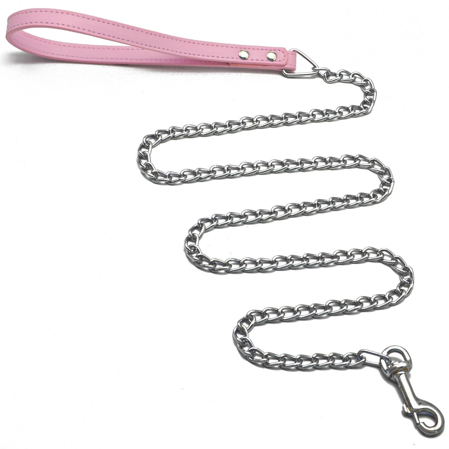 Laisse pour chien de petite taille avec poignée confort anti-irritation noire