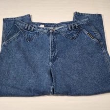 Rockies Rocky Mountain Blue Jeans High Rise Pants Bareback 26W 40x29 US Vintage