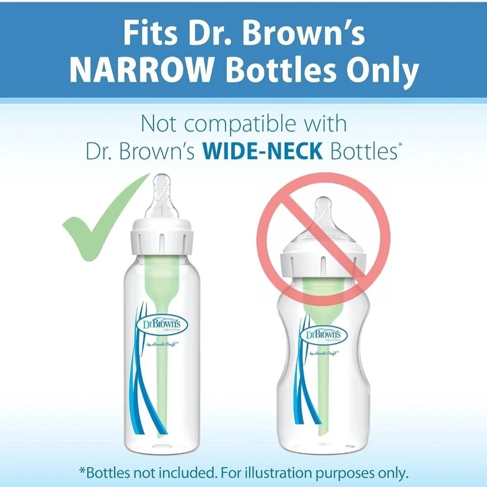 Pezón biberón anticólicos Dr Brown's paquete de 6 pezones nivel estrecho 2 SELLADO Foto 4 de 4