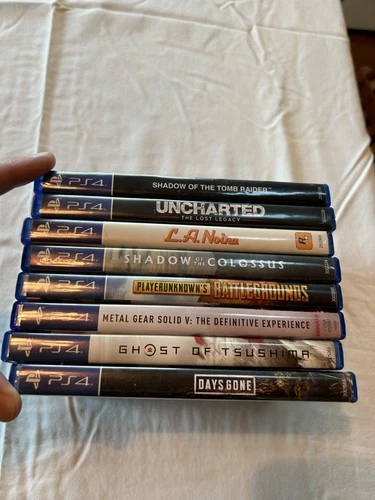 PS4 Games, Tomb Raider, Metal Gear, Uncharted, Days Gone, Ghost of Tsushima