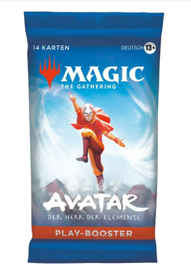 Play Booster AVATAR  (deutsch) Wan Shi+Badgermole+Appa+Walls+Aang+Eternal Cards