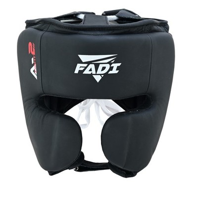 FADI Pro Boxing Headgear Cowhide Leather Elite Sparring Head Guard