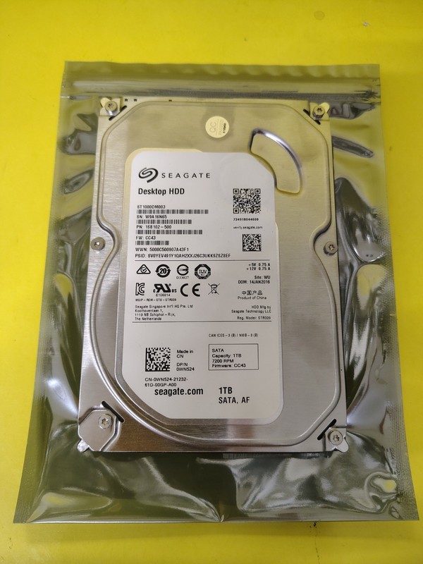 Seagate 1TB Desktop HDD 3.5" SATA 64MB Cache 7200RPM Hard Drive ST1000DM003 Test