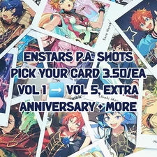 Ensemble Stars P.A. Shots Vol.1-Vol.5, TRIP, Shuffle, Anniversary +More! 3.50/ea