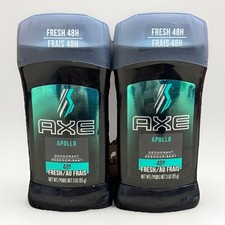 2 axe 48h fresh apollo deodorant 3oz ea SCUFFED EXTERIOR