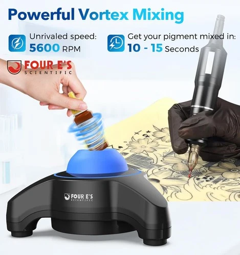 Vortex Mixer Lab Mini Mixer 5600 RPM Tattoo Ink Mixer, Paint Nail Polish Mixer - product listing photo