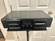 SONY TC-WE471 Dual Cassette Deck Hi Speed Dubbing, New Belts, Tested